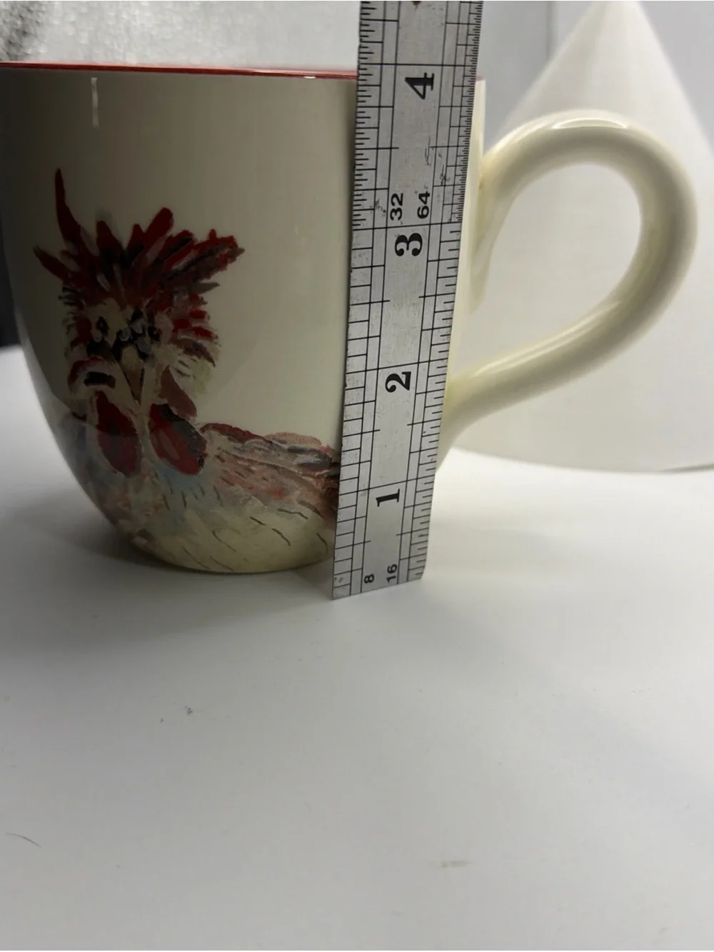 Jacques Pepin Sur La Table Rooster Mug Handcrafted Earthenware Italy